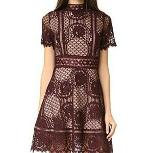 BB Dakota Burgundy Dress
